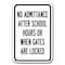 Signmission Safety Sign, 12 in Height, Aluminum, School Parking Only - Ad Gate A-1218 School Parking Only - Ad Gate - alternate 1